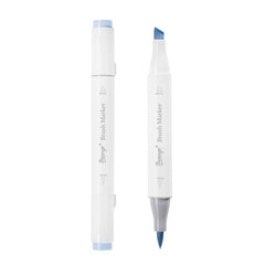 Bianyo Neutral & Gray Tones Single Alcohol Marker with Brush & Fine Tip Dual Tips for Versatile Artistic Expression