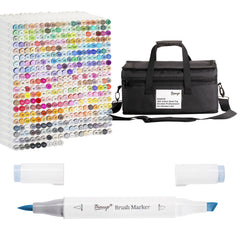Bianyo 366 Colors Dual Tip Alcohol Professional Art Markers Set