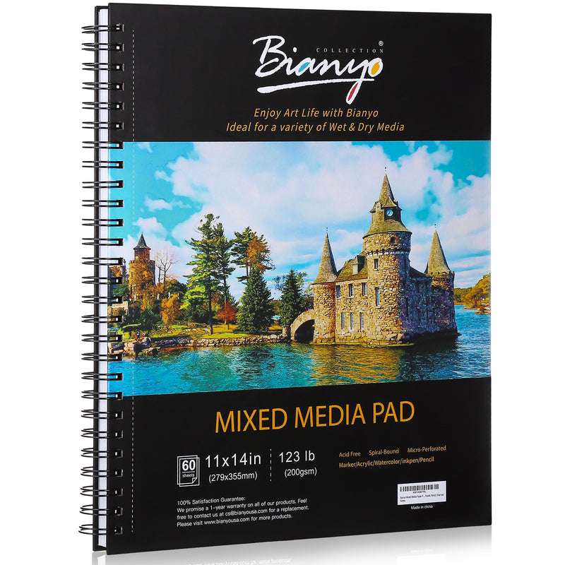 Bianyo Mixed Media Paper Pad, 11" X 14"
