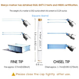 Bianyo Classic Series Alcohol-Based Dual Tip Art Markers, Set of 180
