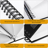 Bianyo Mixed Media Paper Pad,A4 (8.26" X 11.69") Pack of 2