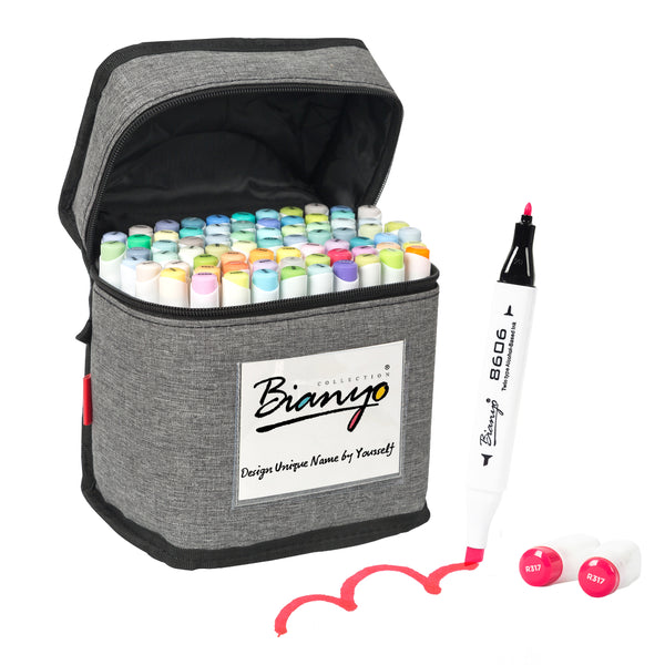  Bianyo 72 Color Classic Series Alcohol-Based Dual Tip Art  Markers Set Bundle A3 Bleed-Proof Marker Paper Pad