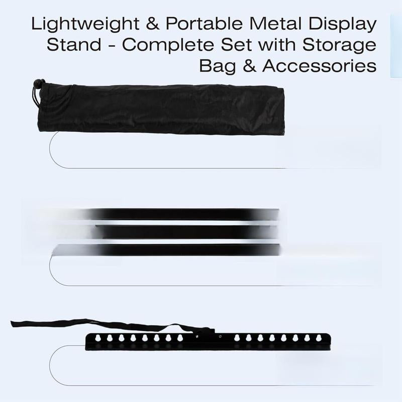Bianyo Lightweight Display Stand - Foldable Metal Tripod for Posters Signs & Canvas Boards - 62" Adjustable Height with Carry Bag - Best for Presentations & Indoor Decor Pack of 1