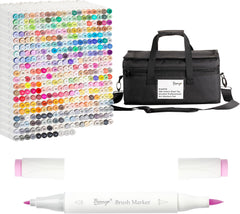 Bianyo 366 Colors Dual Tip Professional Alcohol Markers Set
