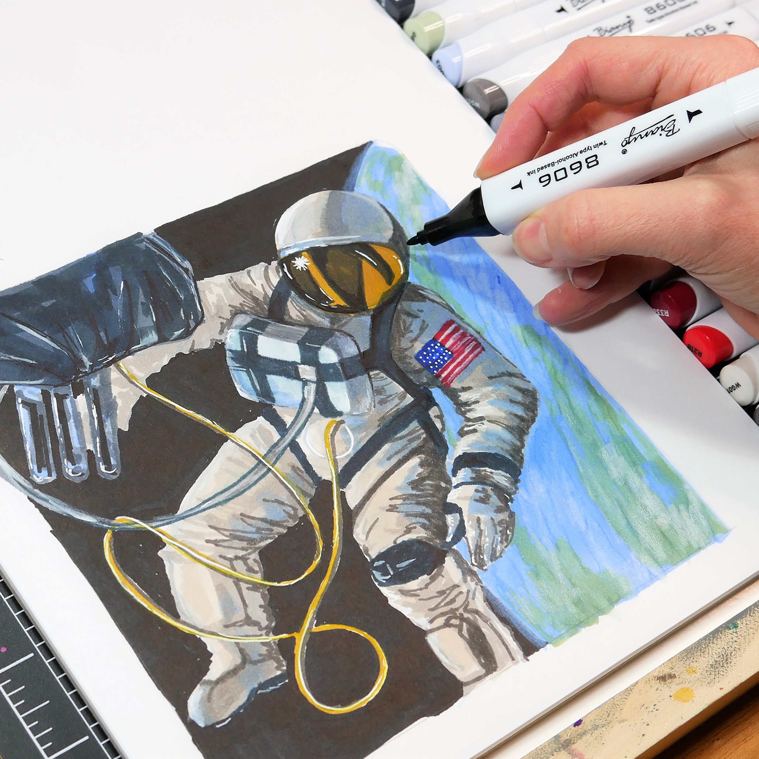 [Wholesale] Bianyo Classic Series Alcohol-Based Dual Tip Art Markers, Set of 168