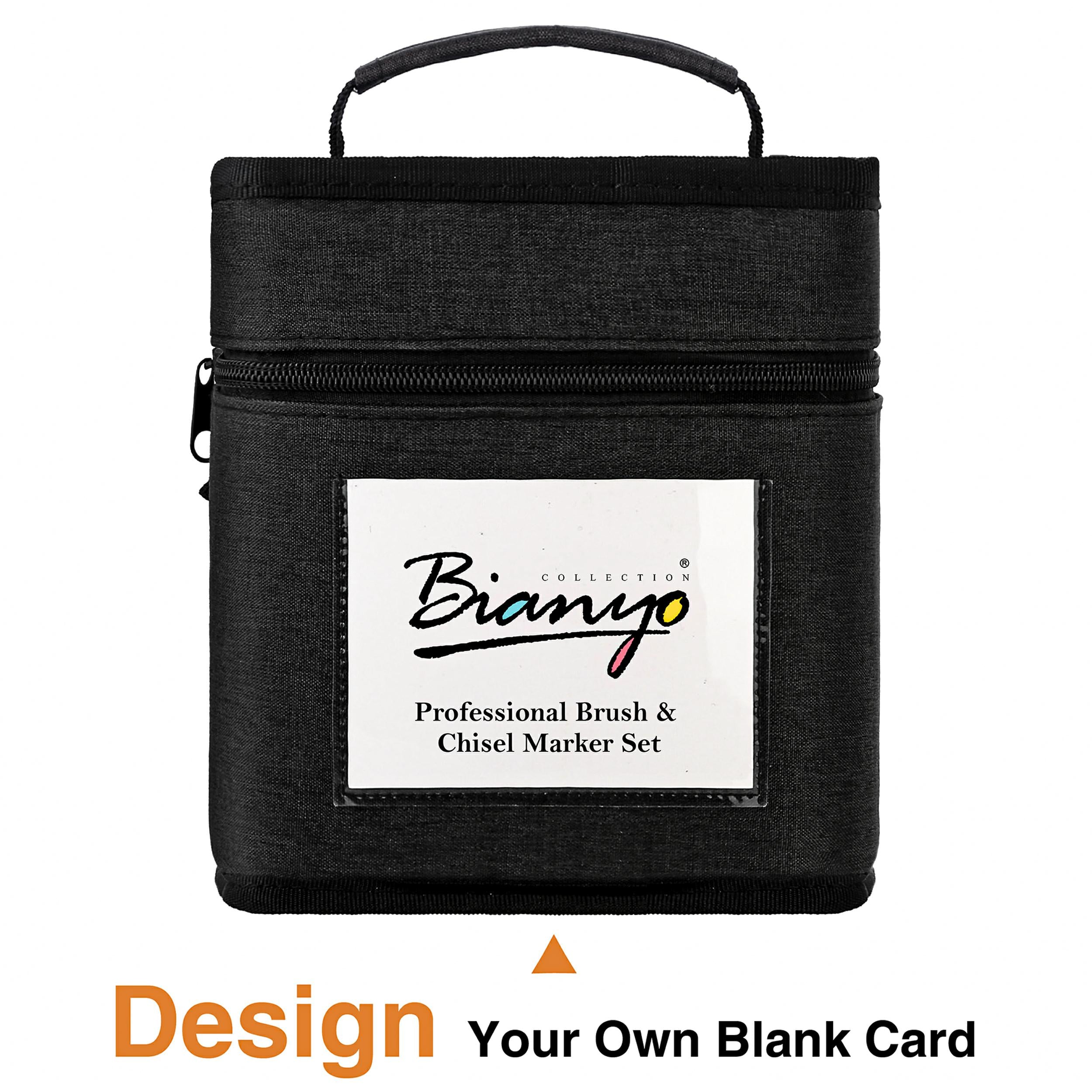 Bianyo Professional Series Dual Tip Brush Markers, Set of 72