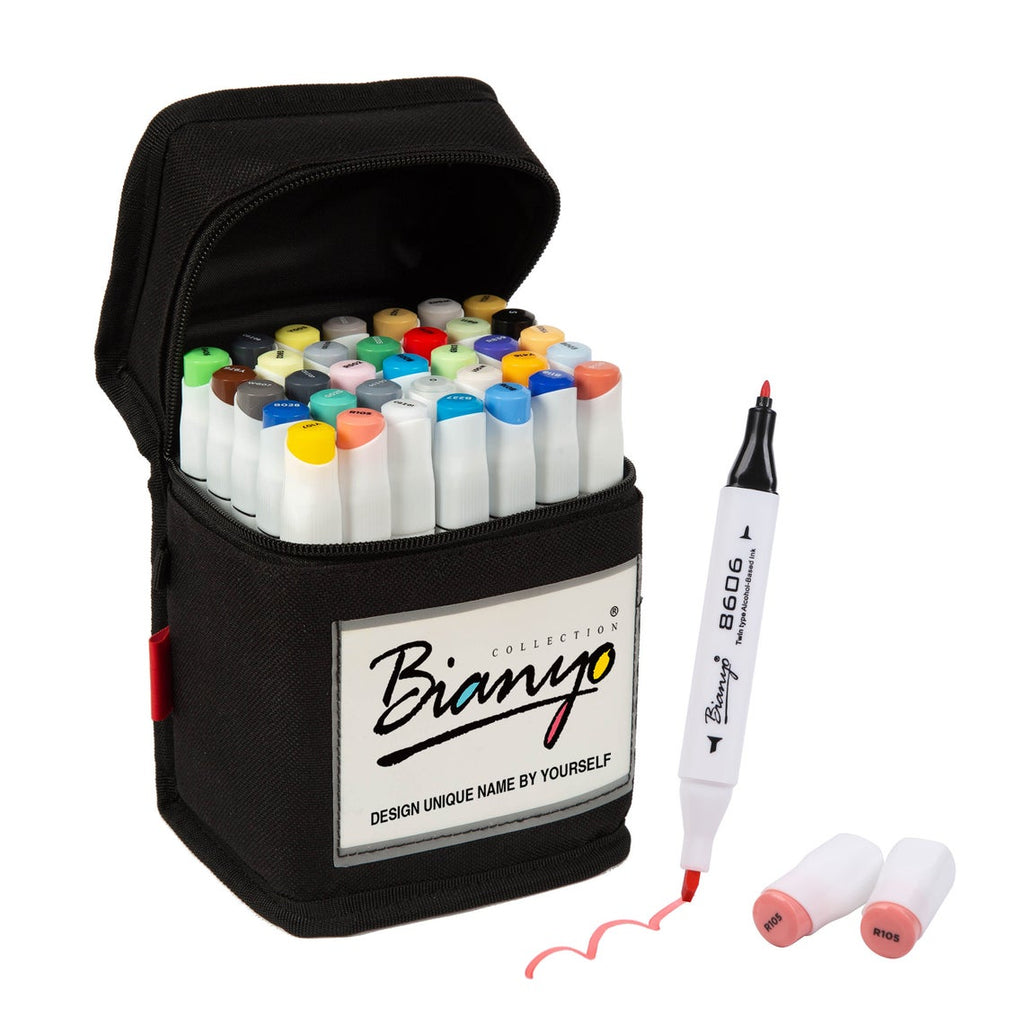 [wholesale] Bianyo Classic Series Alcohol-Based Dual Tip Art Markers, Set of 36