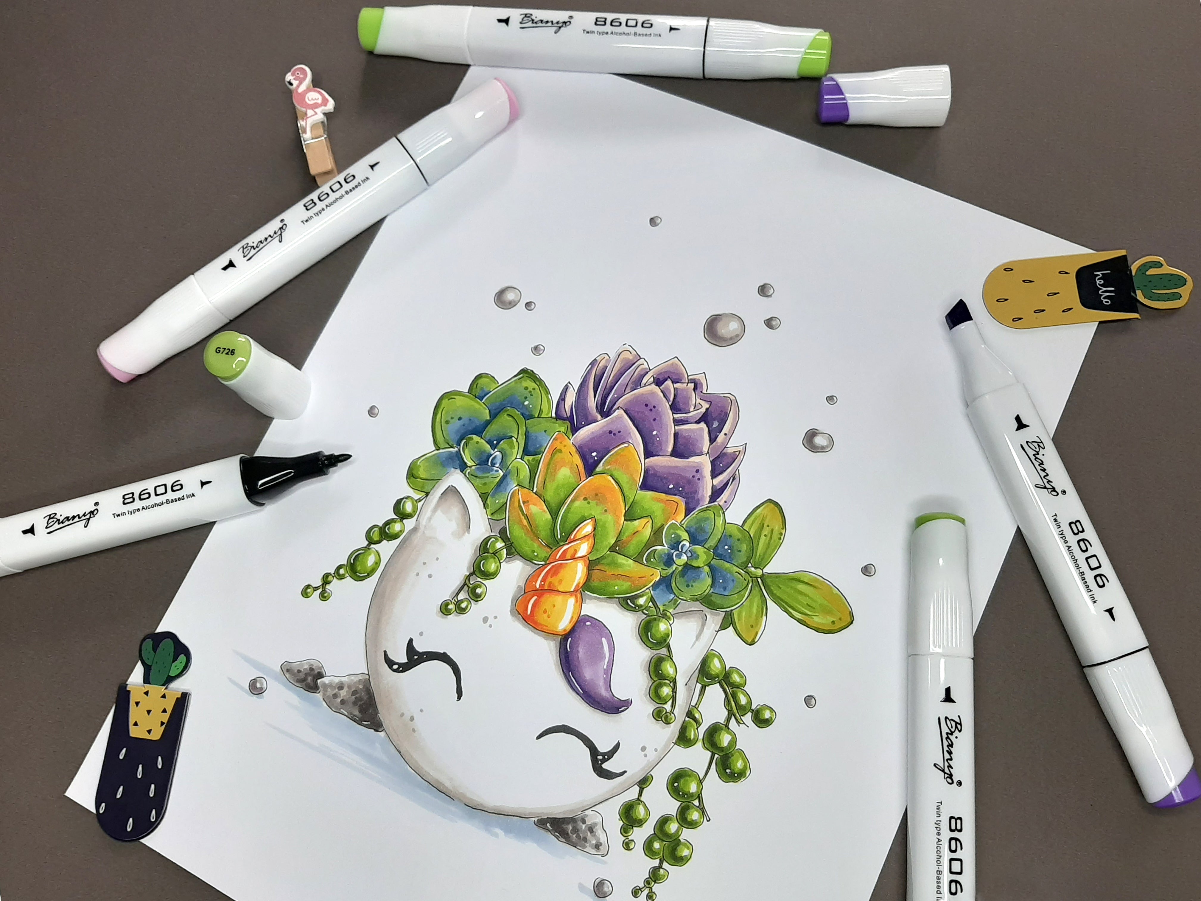 [Wholesale] Bianyo Classic Series Alcohol-Based Dual Tip Art Markers, Set of 72