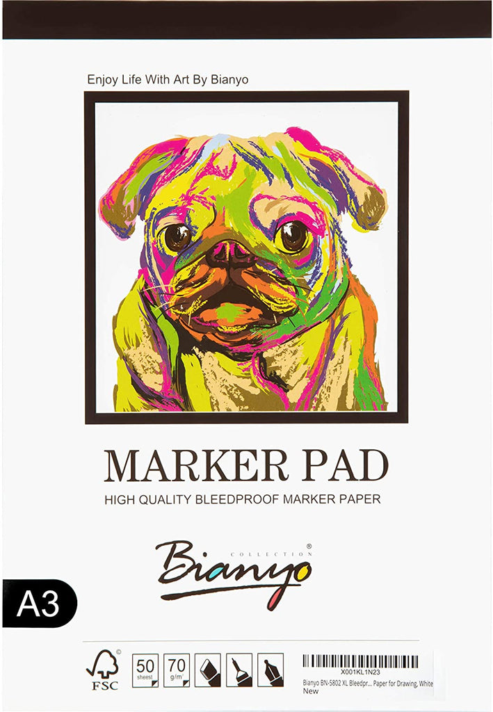 Bianyo XL Bleedproof Marker Paper Pad – LOOKART INC