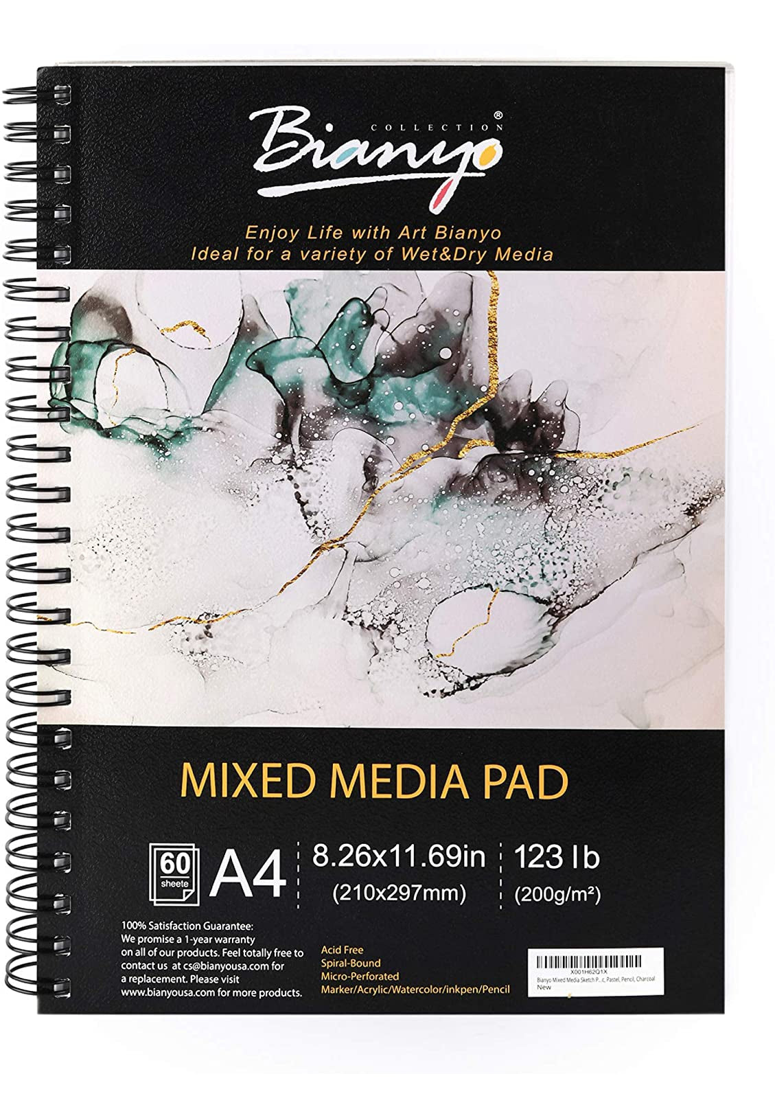 [Wholesale] Bianyo Mixed Media Paper Pad,8.5" X 11.5"