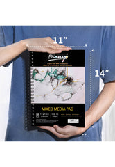 [Wholesale] Bianyo Mixed Media Paper Pad, 11" X 14"